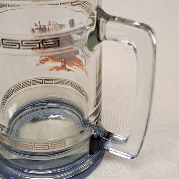 Vintage"Princess House”   glass  beer stein/mug with Canadian Geese design - Picture 5 of 5